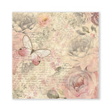 Scrapbook - Block "Shabby Rose" - Double Face - 10 Seiten - 20,3 x 20,3 (8x8 inch) - PerlineBeads SA