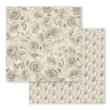Scrapbook - Block "Shabby Rose" - Double Face - 10 Seiten - 20,3 x 20,3 (8x8 inch) - PerlineBeads SA