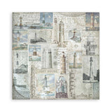 Scrapbook - Block "Silent Sea" Backgrounds - Double Face - 10 Seiten - 20,3 x 20,3 (8x8 inch) - PerlineBeads SA