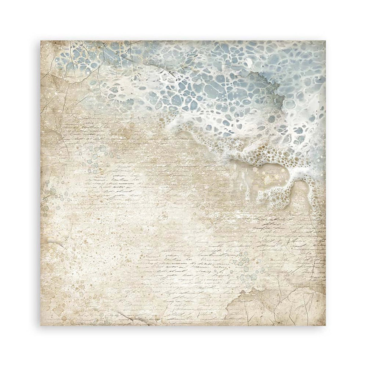 Scrapbook - Block "Silent Sea" Backgrounds - Double Face - 10 Seiten - 20,3 x 20,3 (8x8 inch) - PerlineBeads SA