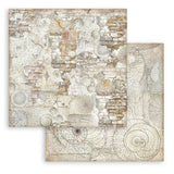 Scrapbook - Block "Silent Sea" Backgrounds - Double Face - 10 Seiten - 20,3 x 20,3 (8x8 inch) - PerlineBeads SA