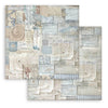 Scrapbook - Block "Silent Sea" Backgrounds - Double Face - 10 Seiten - 20,3 x 20,3 (8x8 inch) - PerlineBeads SA