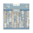 Scrapbook - Block "Silent Sea" Backgrounds - Double Face - 10 Seiten - 20,3 x 20,3 (8x8 inch) - PerlineBeads SA