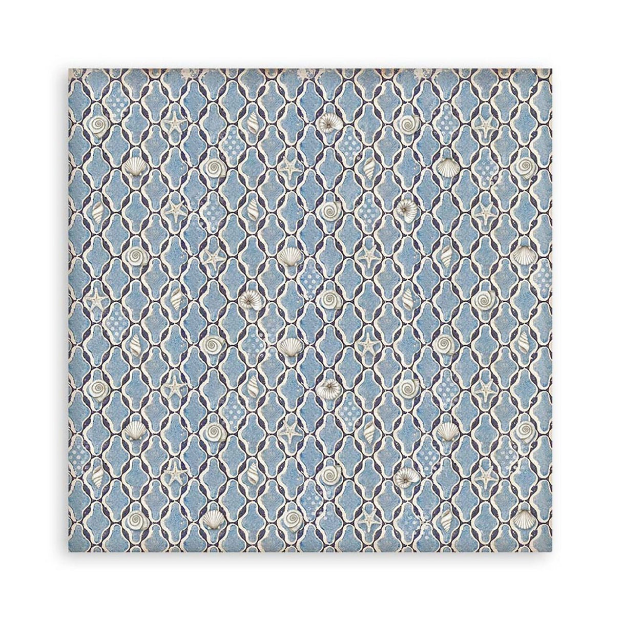 Scrapbook - Block "Silent Sea" Backgrounds - Double Face - 10 Seiten - 20,3 x 20,3 (8x8 inch) - PerlineBeads SA