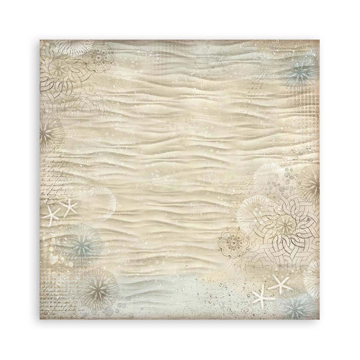 Scrapbook - Block "Silent Sea" Backgrounds - Double Face - 10 Seiten - 20,3 x 20,3 (8x8 inch) - PerlineBeads SA