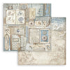 Scrapbook - Block "Silent Sea" - Double Face - 10 Seiten - 20,3 x 20,3 (8x8 inches) - PerlineBeads SA