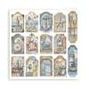 Scrapbook - Block "Silent Sea" - Double Face - 10 Seiten - 20,3 x 20,3 (8x8 inches) - PerlineBeads SA