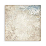 Scrapbook - Block "Silent Sea" - Double Face - 10 Seiten - 20,3 x 20,3 (8x8 inches) - PerlineBeads SA