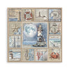 Scrapbook - Block "Silent Sea" - Double Face - 10 Seiten - 30,5 x 30,5 cm (12 x 12 inch) - PerlineBeads SA