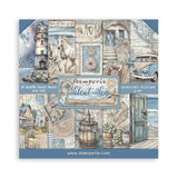 Scrapbook - Block "Silent Sea" - Double Face - 10 Seiten - 30,5 x 30,5 cm (12 x 12 inch) - PerlineBeads SA