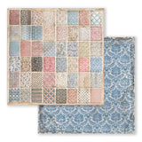 Scrapbook-Block "Vintage Library" Backgrounds - Double Face - 10 Seiten - 30,5 x 30,5 (12x12 inch) - perlinebeads.ch