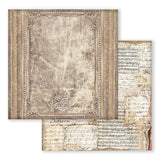 Scrapbook-Block "Vintage Library" Backgrounds - Double Face - 10 Seiten - 30,5 x 30,5 (12x12 inch) - perlinebeads.ch