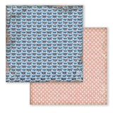 Scrapbook-Block "Vintage Library" Backgrounds - Double Face - 10 Seiten - 30,5 x 30,5 (12x12 inch) - perlinebeads.ch