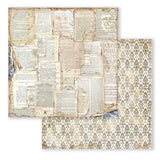 Scrapbook-Block "Vintage Library" Backgrounds - Double Face - 10 Seiten - 30,5 x 30,5 (12x12 inch) - perlinebeads.ch