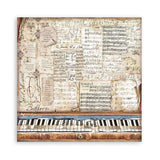 Scrapbook - Block "Vintage Library" - Double Face - 10 Seiten - 20,3 x 20,3 (8x8 inch) - PerlineBeads SA