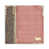 Scrapbook - Block "Vintage Library" - Double Face - 10 Seiten - 20,3 x 20,3 (8x8 inch) - PerlineBeads SA