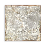 Scrapbook - Block "Vintage Library" - Double Face - 10 Seiten - 30,5 x 30,5 cm (12 x 12 inch) - PerlineBeads SA