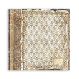 Scrapbook - Block "Vintage Library" - Double Face - 10 Seiten - 30,5 x 30,5 cm (12 x 12 inch) - PerlineBeads SA