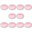 Silikon-Perle Rondelle • Pink, 12x6-7mm - PerlineBeads SA