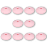 Silikon-Perle Rondelle • Pink, 12x6-7mm - PerlineBeads SA