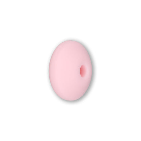 Silikon-Perle Rondelle • Pink, 12x6-7mm - PerlineBeads SA
