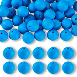 Silikon-Perle Rund • Dodger Blue, 15mm - PerlineBeads SA