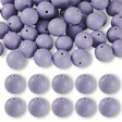 Silikon-Perle Rund • Lavender, 15mm - PerlineBeads SA