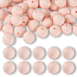 Silikon-Perle Rund • Misty Rose, 15mm - PerlineBeads SA