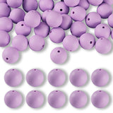 Silikon-Perle Rund • Plum, 15mm - PerlineBeads SA