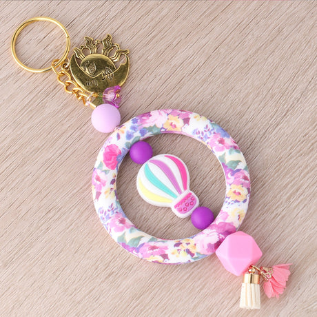 Silikon-Perle Rund • Plum, 15mm - PerlineBeads SA