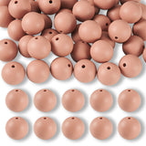 Silikon-Perle Rund • Rosy Brown, 15mm - PerlineBeads SA