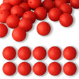 Silikon-Perle Rund • Rot, 15mm - PerlineBeads SA
