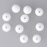 Silikon-Perle Rund • Weiss, 10mm - PerlineBeads SA
