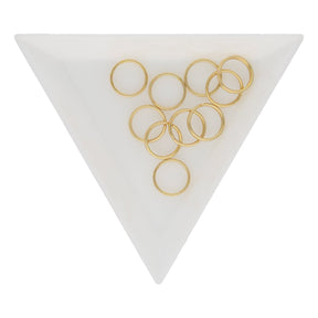 Spaltringe Edelstahl 10 mm - Vergoldet - PerlineBeads SA
