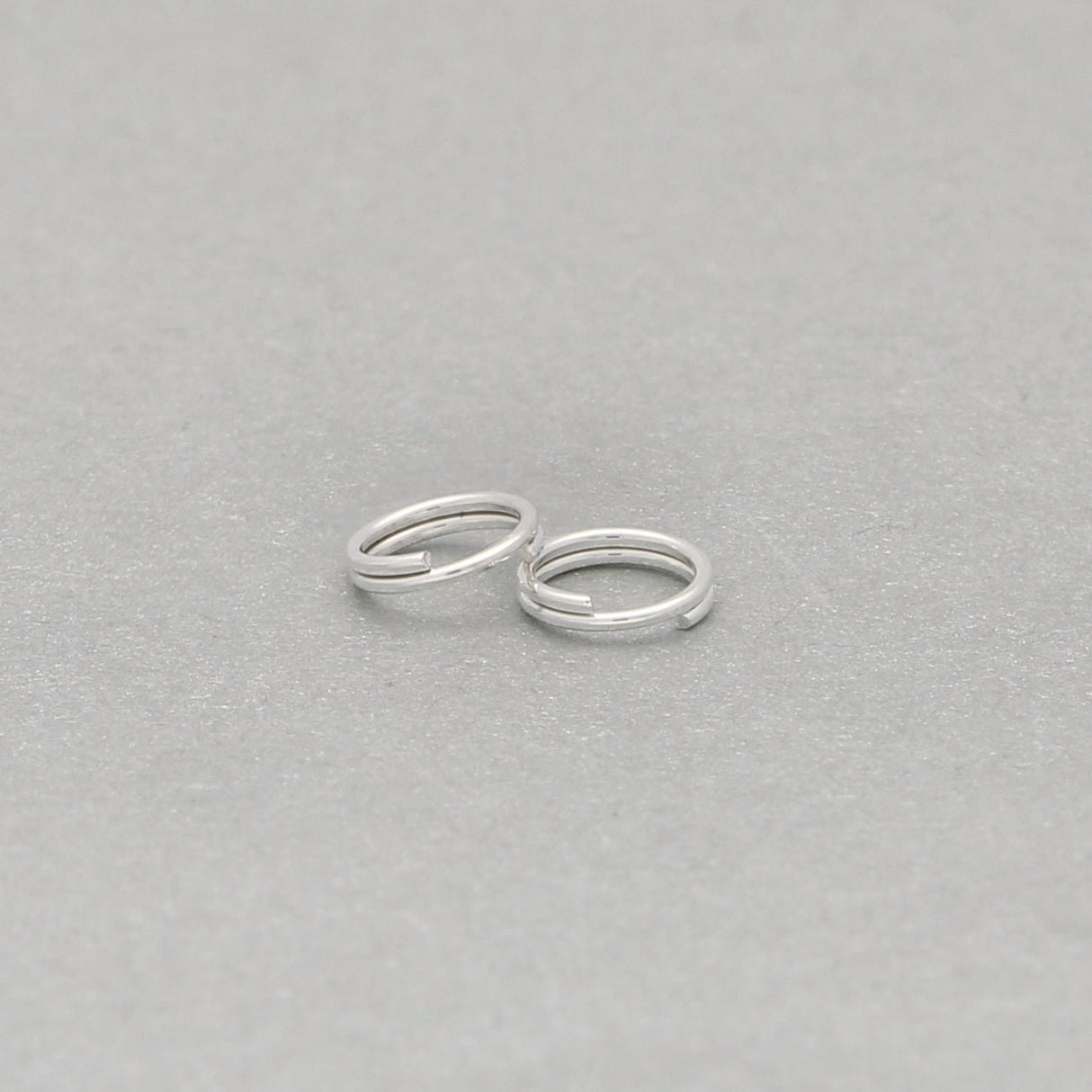 Spaltringe Edelstahl 5 mm - Farbe Silber - PerlineBeads SA