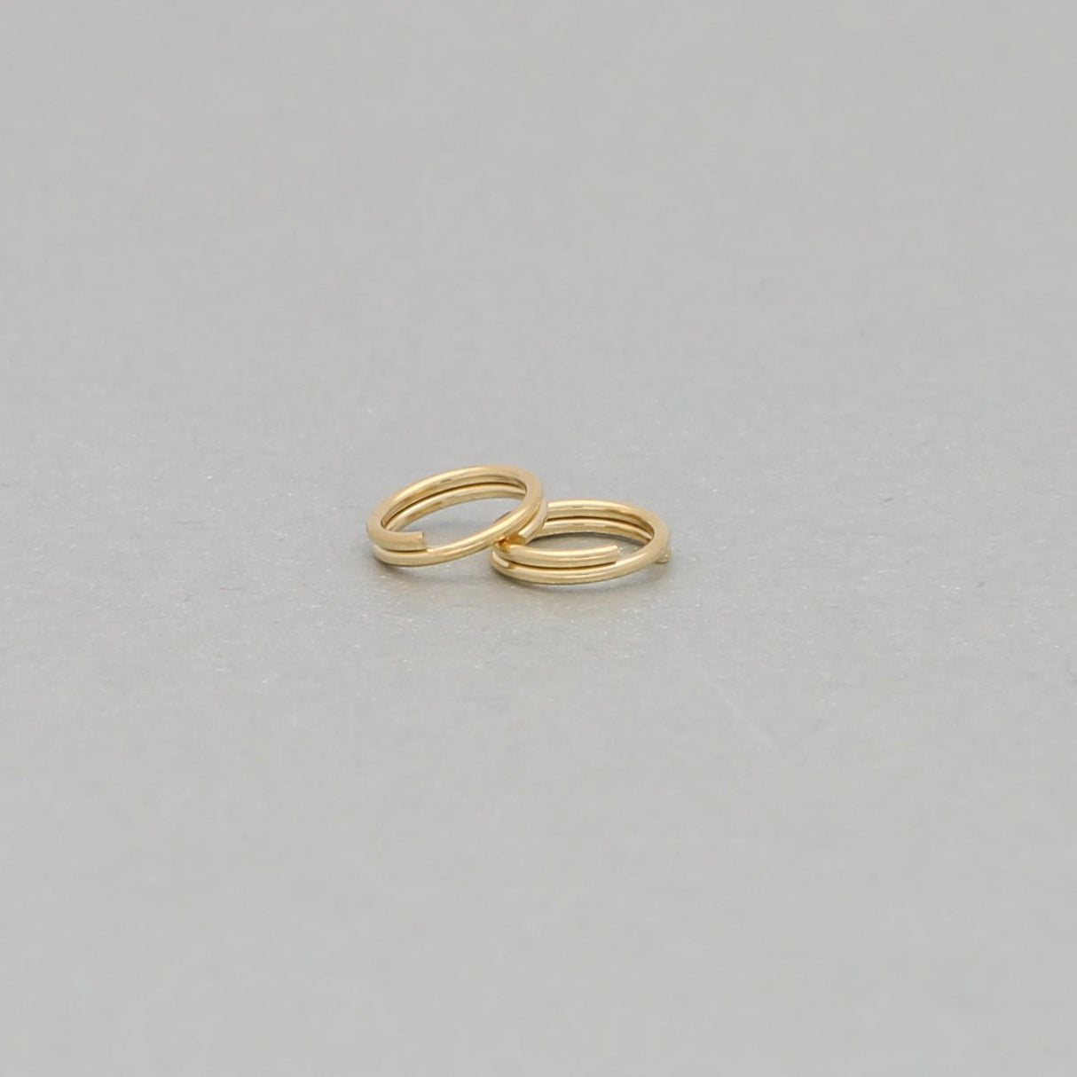 Spaltringe Edelstahl 5 mm - Vergoldet - PerlineBeads SA