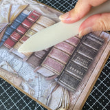 Stamperia „Create Happiness“ Falzbein - Duo – 8″ & 4,5″ (ca. 20 cm / 11 cm) - PerlineBeads SA