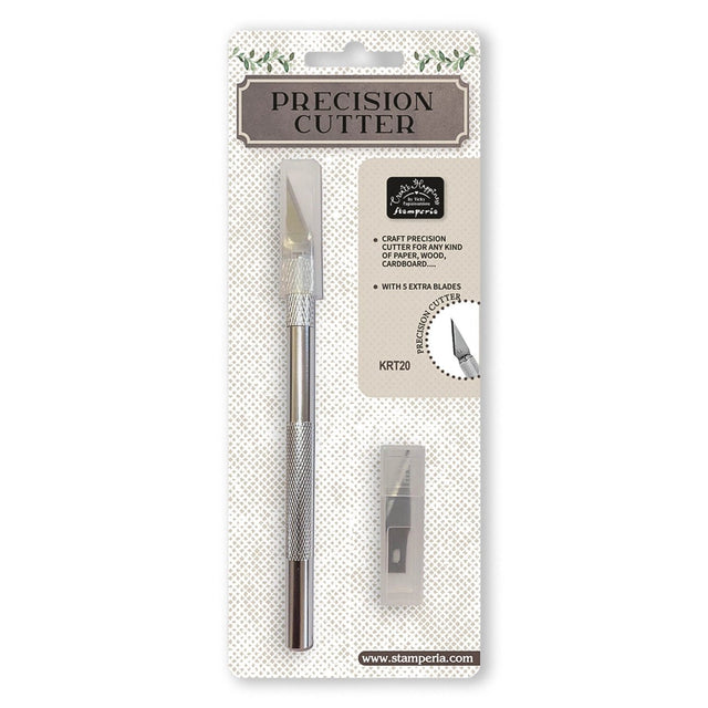 Stamperia „Create Happiness“ Präzisions - Cutter – inkl. 5 Ersatzklingen - PerlineBeads SA