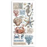 Stamperia "Silent Sea" - Paper Cut - outs - PerlineBeads SA