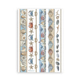 Stamperia Silent Sea – Washi Pad (A5, 8 Bögen) - PerlineBeads SA