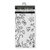 Stencil „Hidden Grove – Strawberries“ | 12 × 25 cm - PerlineBeads SA