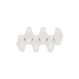 SuperDuo 2,5 x 5 mm - White Luster - PerlineBeads SA