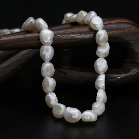 Süsswasser - Zuchtperlen Nuggets - ca. 10 x 8 mm - PerlineBeads SA