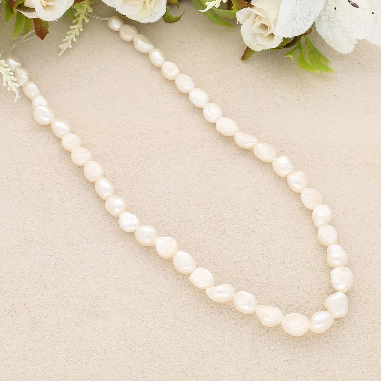 Süsswasser - Zuchtperlen Nuggets - ca. 10 x 8 mm - PerlineBeads SA