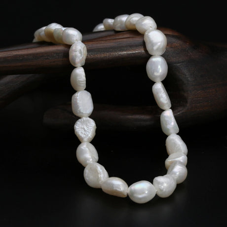 Süsswasser - Zuchtperlen Nuggets - ca. 9 - 10 x 8 mm - PerlineBeads SA