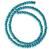 Tibetischer Türkis Perlen · rund · 4 mm - PerlineBeads SA