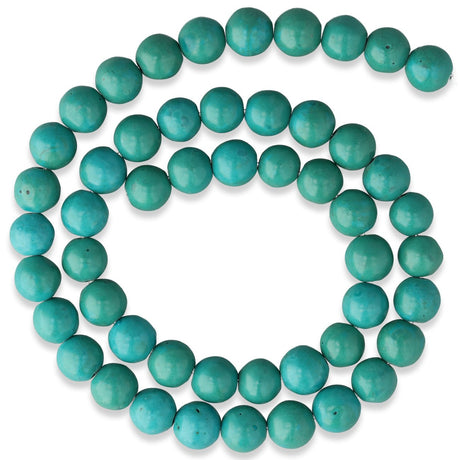 Tibetischer Türkis Perlen · rund · 8 mm - PerlineBeads SA