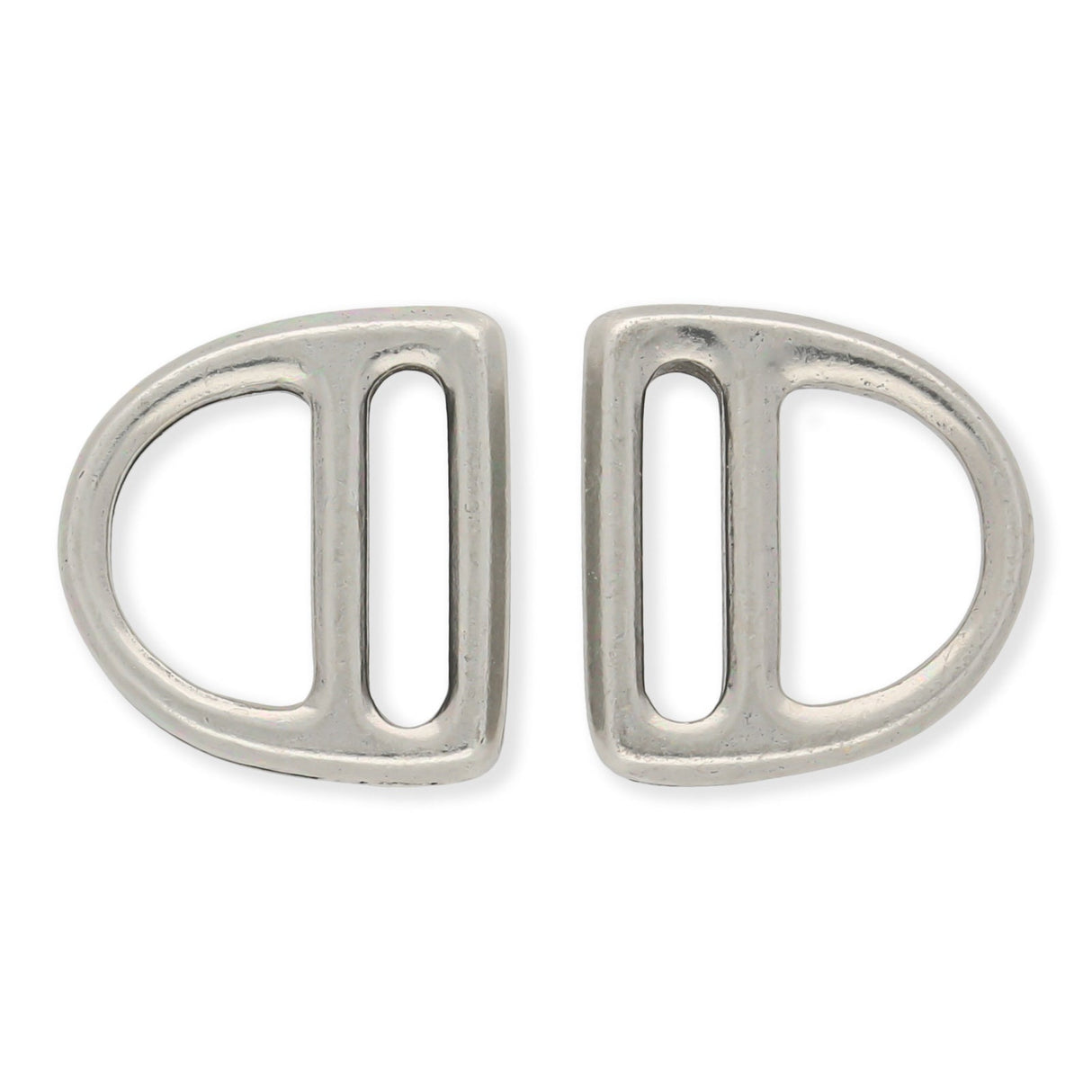 Tierra Cast - D Ring Verbindungselement - Zinnfarbe - PerlineBeads