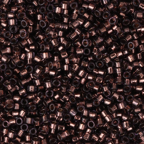 TOHO Aiko - Copper-Lined Dark Amethyst - PerlineBeads SA