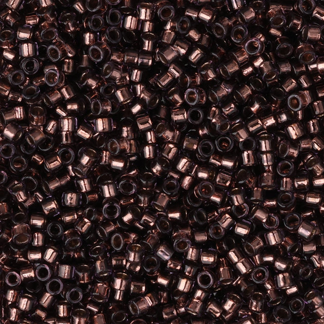 TOHO Aiko - Copper-Lined Dark Amethyst - PerlineBeads SA